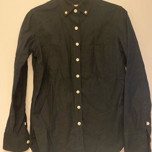 Tradlands Rory Black Button Down Oxford Shirt XXS - Picture 3 of 6